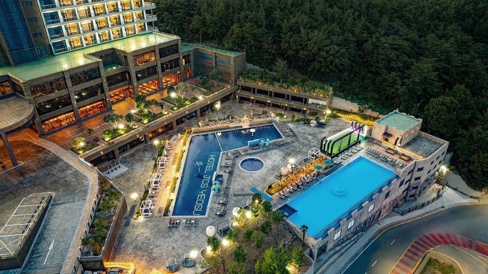 Hotel Jcs Yeosu Bagian luar foto